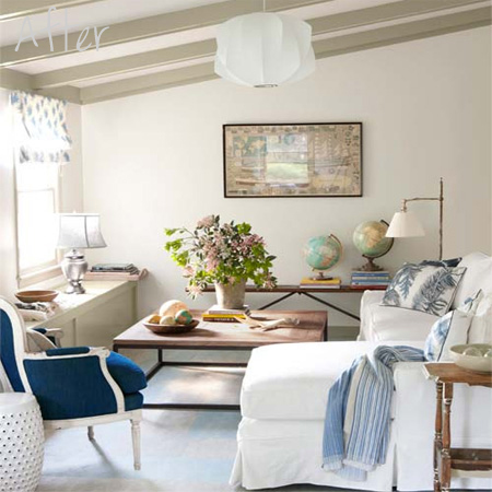 Before and after home makeovers on a budget