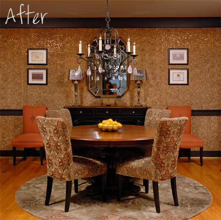 Before and after home makeovers on a budget