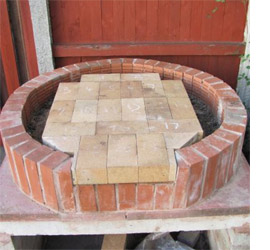 Build a wood-fired pizza oven