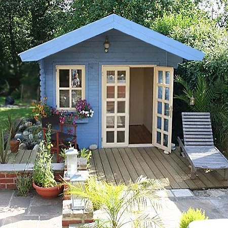 HOME DZINE Garden A garden shed, hut or wendy house as a 