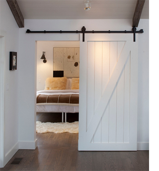 Modern home filled with warm wood accents