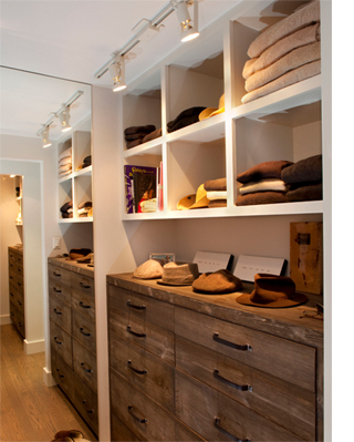 Modern home filled with warm wood accents