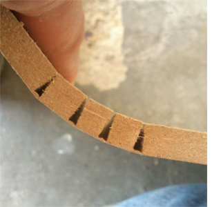 How to bend or curve supawood