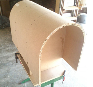 How to bend or curve supawood