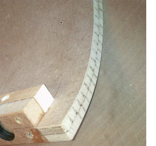 How to bend or curve supawood