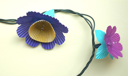 Cupcake fairy lights