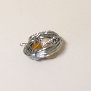make a birds nest necklace