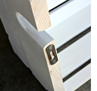 Use wine or made crates for book shelves