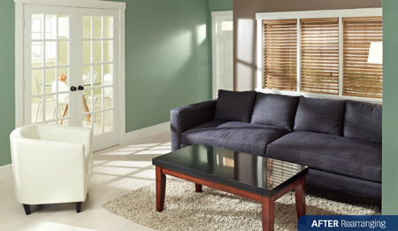 Decorate a comfortable living room