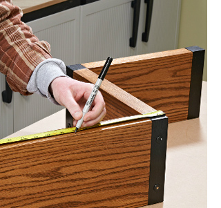 Make decorative wall shelves