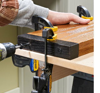 Make decorative wall shelves