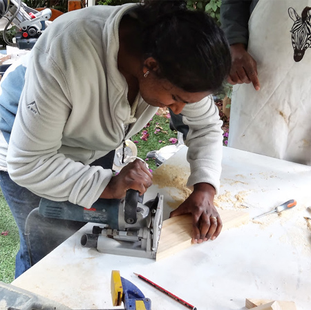 DIY Divas discover how to use a variety of power tools at workshops