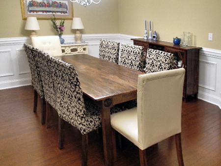 Upholster Your Made Dining Chairs, Reupholstering Dining Room Chairs With Webbing