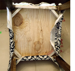 Upholster your made dining chairs