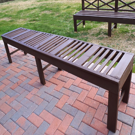Build an outdoor table and benches