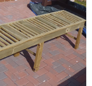 Build an outdoor table and benches