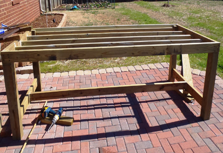 Build an outdoor table and benches