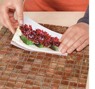 Photo frames with mosaic tile