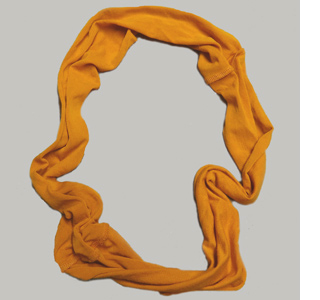 Make an infinity scarf from t-shirt