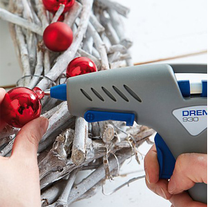 branches twigs festive christmas wreath dremel tool project