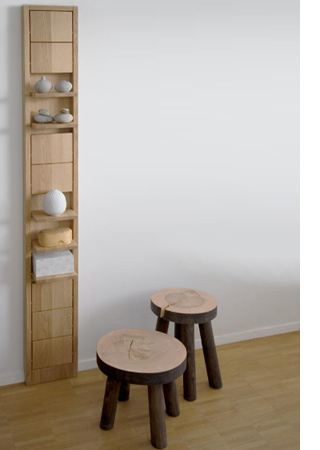 Wall shelves that open and close according to your storage requirements