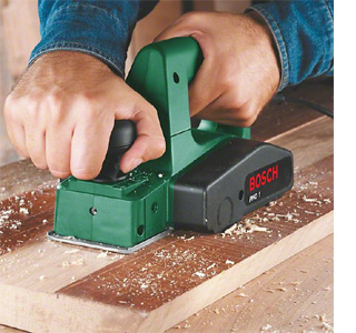 Tips on using a Bosch electric planer 