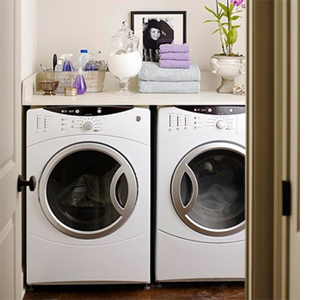 HOME DZINE Kitchen | Design and organize a small laundry
