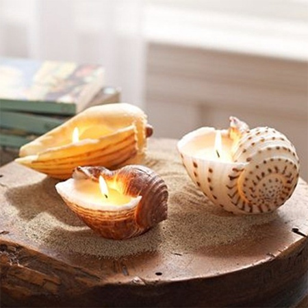 Crafts with seashells 