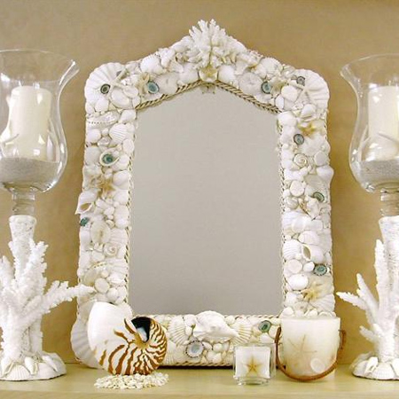 Crafts with seashells 