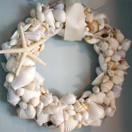 Crafts with seashells 