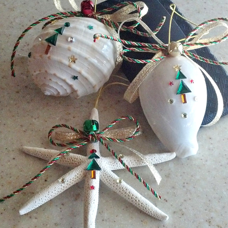 Crafts with seashells 