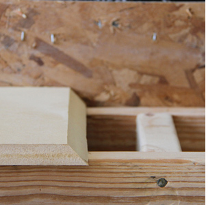 Build a fireplace surround with mantel shelf