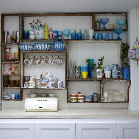 Eclectic style in vintage home 