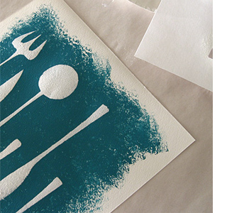 How to make painted canvas placemats 