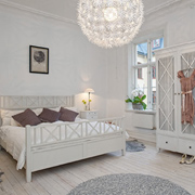 Chic modern all-white interior