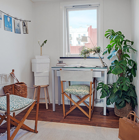 Small converted ceiling living space