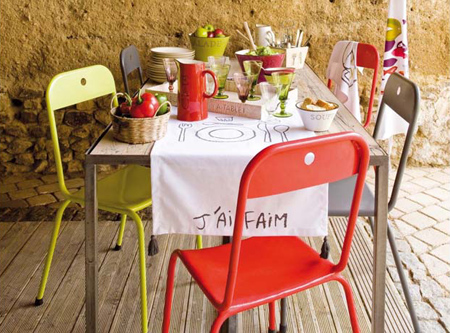 outdoor dining table ideas paint chairs with rust-oleum