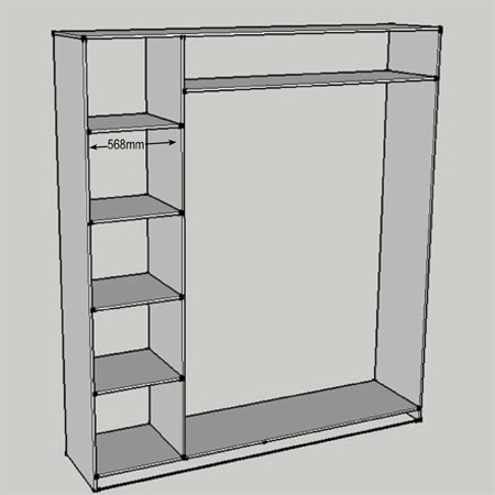 How to build and assemble built-in cupboards or wardrobes