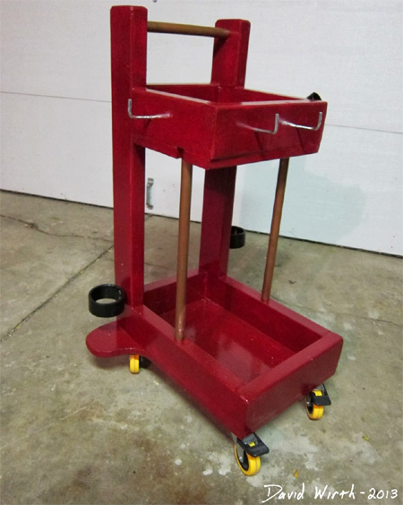 Make a pine welding cart