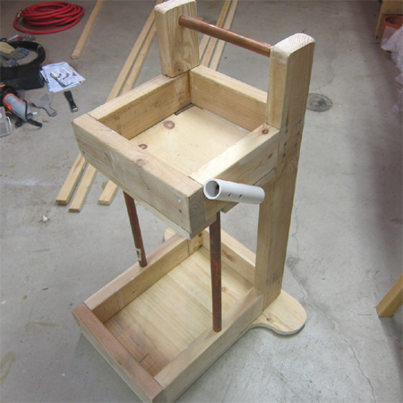 Make a pine welding machine cart