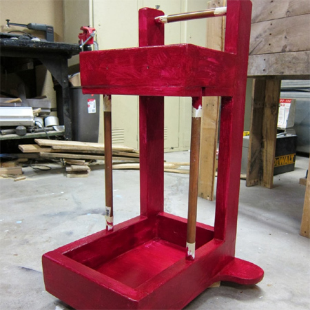 Make a pine welding cart