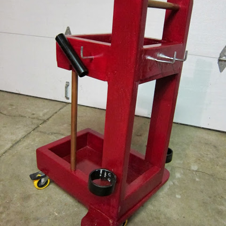 Make a pine welding cart