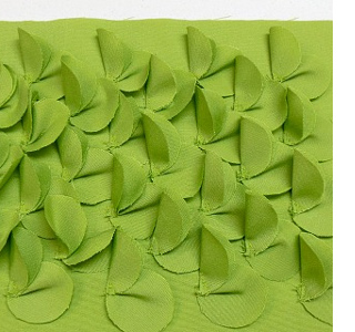 Decorative cushion with fabric or felt 