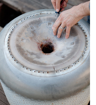 Home Dzine Garden Ideas Upcycle Washing Machine Drum Into Firepit