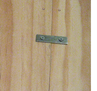 Make a wooden coffee table with steel frame base