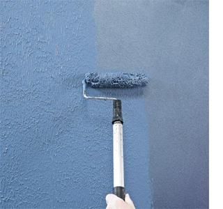 textured striped wall with plascon double velvet