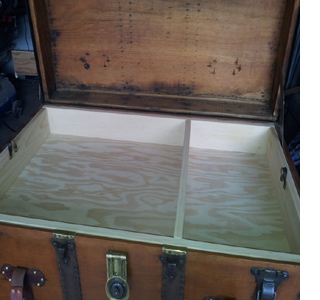 How to restore a steamer trunk