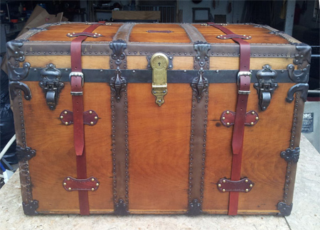 How to restore a steamer trunk 
