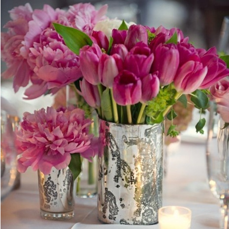 tulips fresh spring flower arrangement display