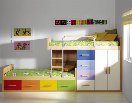 Decorating ideas for shared bedrooms bunk beds